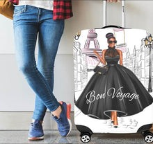 Load image into Gallery viewer, Bon Voyage Paris Luggage Cover