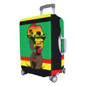 African Queen Luggage Cover