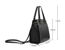 Load image into Gallery viewer, 3-D Shades Lady Purse with Rivets or Wristlet Wallet