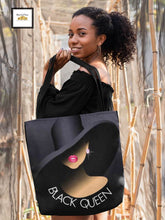 Load image into Gallery viewer, Black Queen Tote