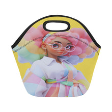 Load image into Gallery viewer, Black Girl Cotton Candy Lunch Bag