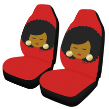 Load image into Gallery viewer, Afro Woman Car Seat Covers (2)