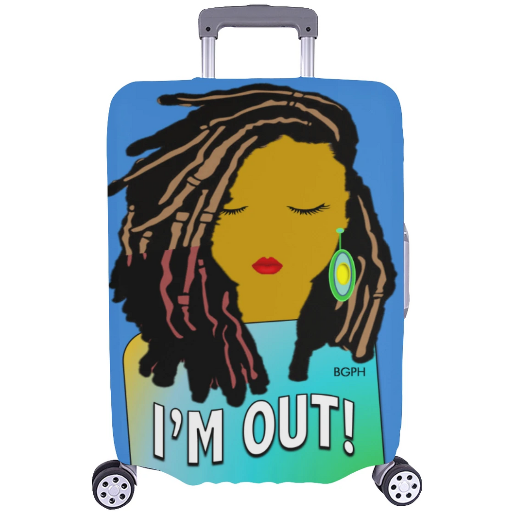 Locs Lady Luggage Cover