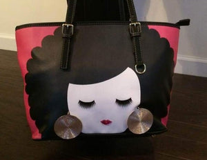 3-D Afro Handbag