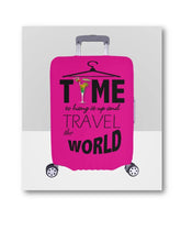 Load image into Gallery viewer, Time To Travel The World Luggage Cover