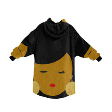 Load image into Gallery viewer, Afro Woman Hoodie Blanket