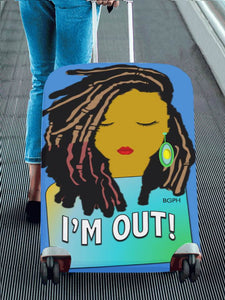 Locs Lady Luggage Cover
