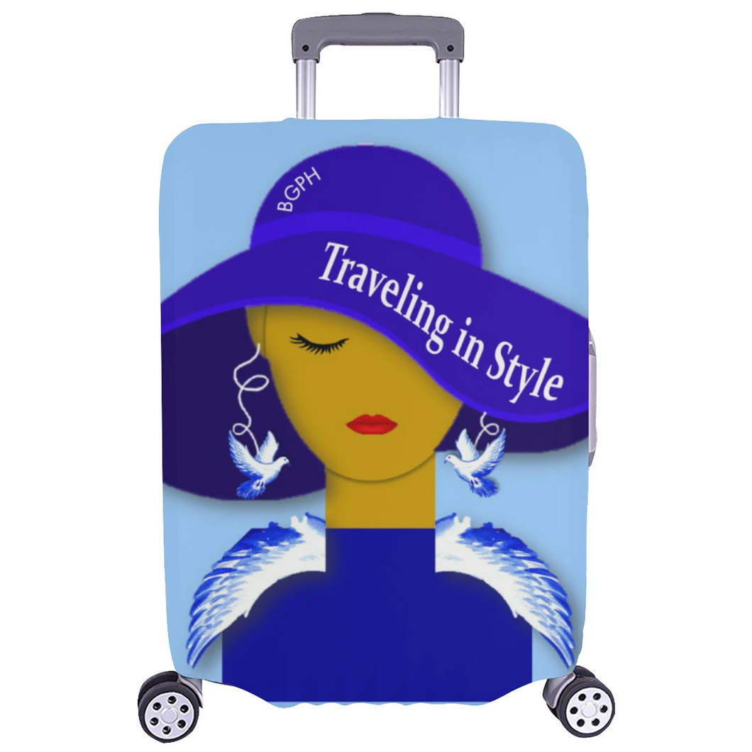 Traveling In Style (Bird) Luggage Cover