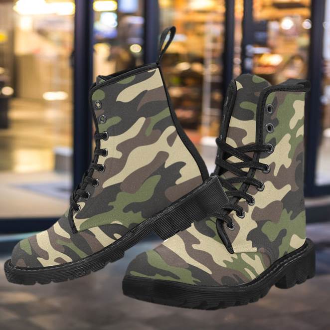Camo Combat Boots