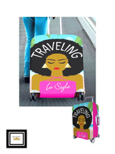 Load image into Gallery viewer, Traveling Aruba Lady Luggage Cover