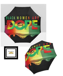 Black Women Are DOPE African Umbrella