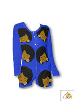 Load image into Gallery viewer, Afro Woman Pajama Onesie