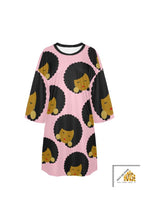Load image into Gallery viewer, Afro Woman Nightgown