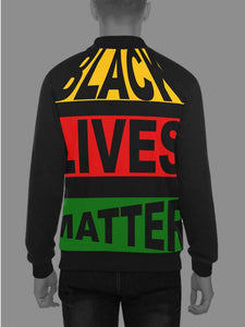 Black Lives Matter Baseball Jacket