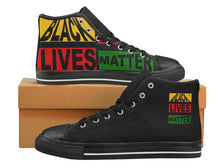 Load image into Gallery viewer, Black Lives Matter High Top Canvas For WOMEN