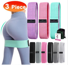Load image into Gallery viewer, 3 Piece Workout Resistance Exercise Bands