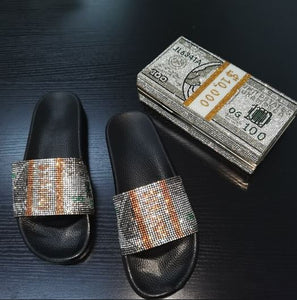Money Diamond Bling Sandals