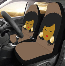 Load image into Gallery viewer, Afro Woman Car Seat Covers (2)