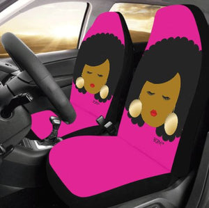 Afro Woman Car Seat Covers (2)