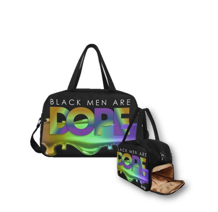 Black Men/Boys DOPE Workout Traveling Bag