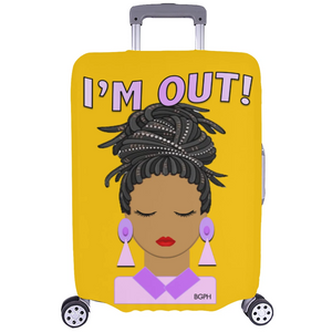 Up Do Lady Luggage Cover
