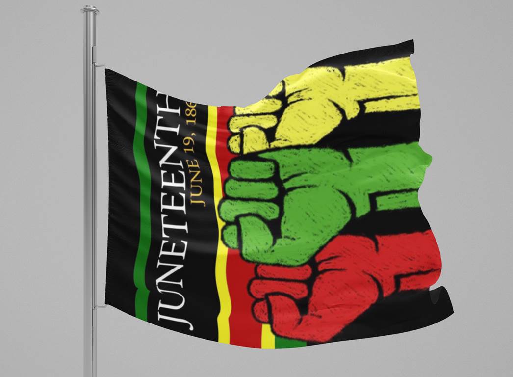 United Fists JUNETEENTH Flag