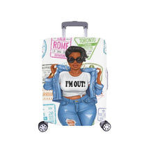 Load image into Gallery viewer, Fly Girl I&#39;m Out Luggage Cover