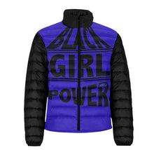 Load image into Gallery viewer, Black Girl Power Puffer Jacket