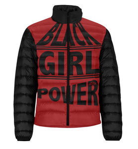 Black Girl Power Puffer Jacket