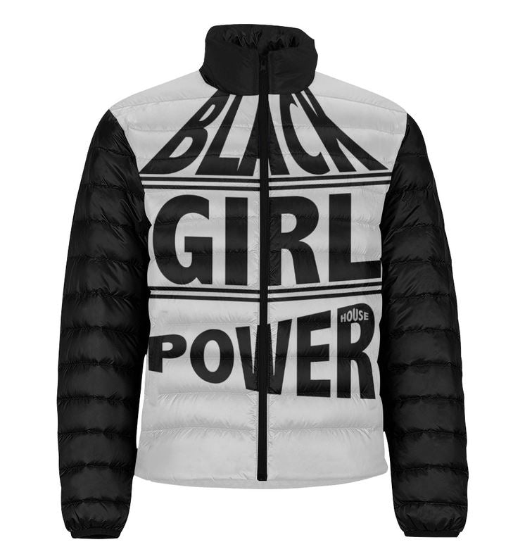 Black Girl Power Puffer Jacket