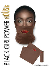 Load image into Gallery viewer, Black Girl Face &amp; Neck Gaiter Mask