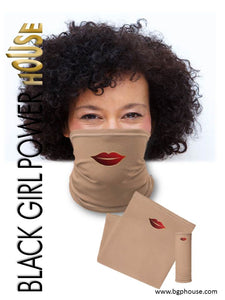 Black Girl Face & Neck Gaiter Mask