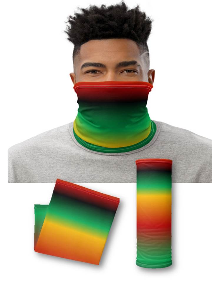 African Colors Face & Neck Gaiter Mask