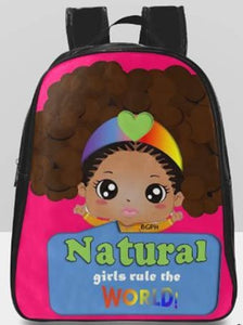 Natural Girls Large Backpack