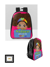 Load image into Gallery viewer, Natural Girls Large Backpack