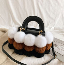 Load image into Gallery viewer, Faux Fur Leather Purse