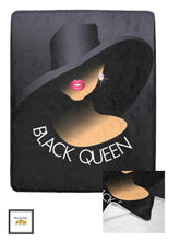 Load image into Gallery viewer, Black Queen Blanket or Quilt
