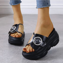 Load image into Gallery viewer, Thick-Heeled Fashion Slippers