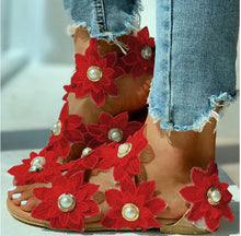Load image into Gallery viewer, Bohemian Flower Sandals