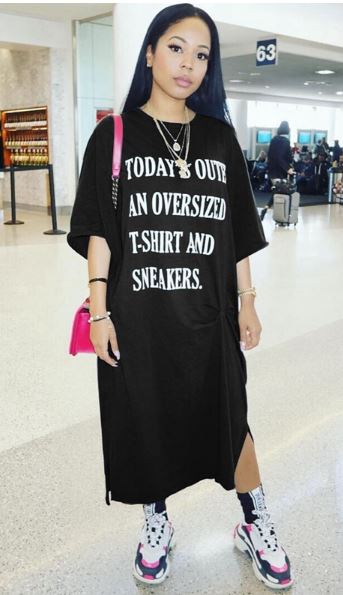 Today's Outfit Oversized T-Shirt Dress – Black Girl Powerhouse