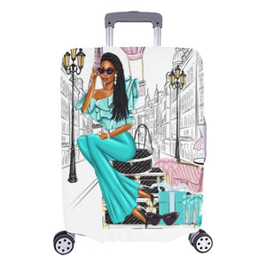 Traveling Shopper Luggage Cover