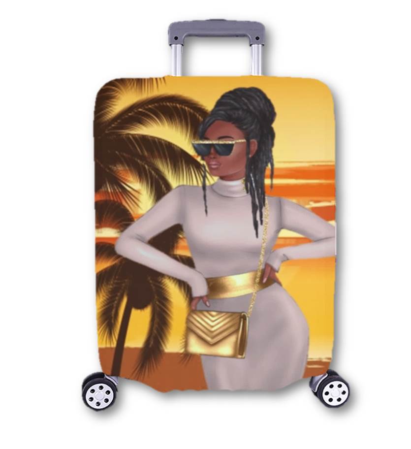 Tropical Diva E Luggage Cover