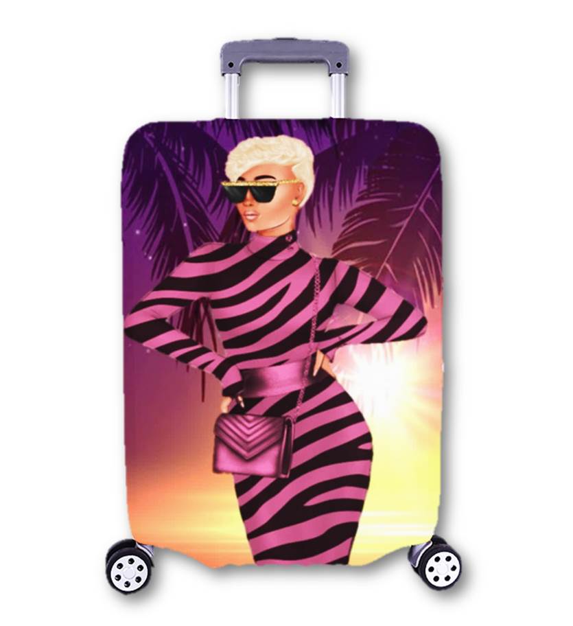 Tropical Diva G Luggage Cover