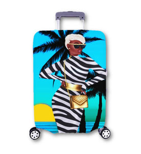 Tropical Diva A Luggage Cover