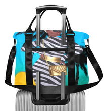 Load image into Gallery viewer, Tropical Diva A: Tote, Wristlet, Flannel Blanket, Quilt or Travel/Duffel Bag