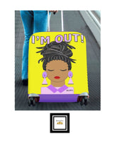 Load image into Gallery viewer, Up Do Lady Luggage Cover