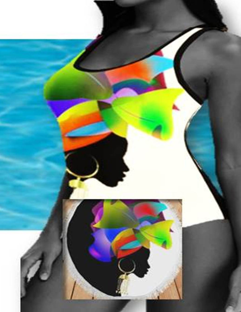 Island Girl Multicolored Swimsuit